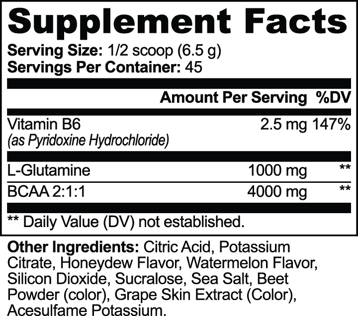 TRiMino — BCAA + Glutamine | Honeydew Watermelon