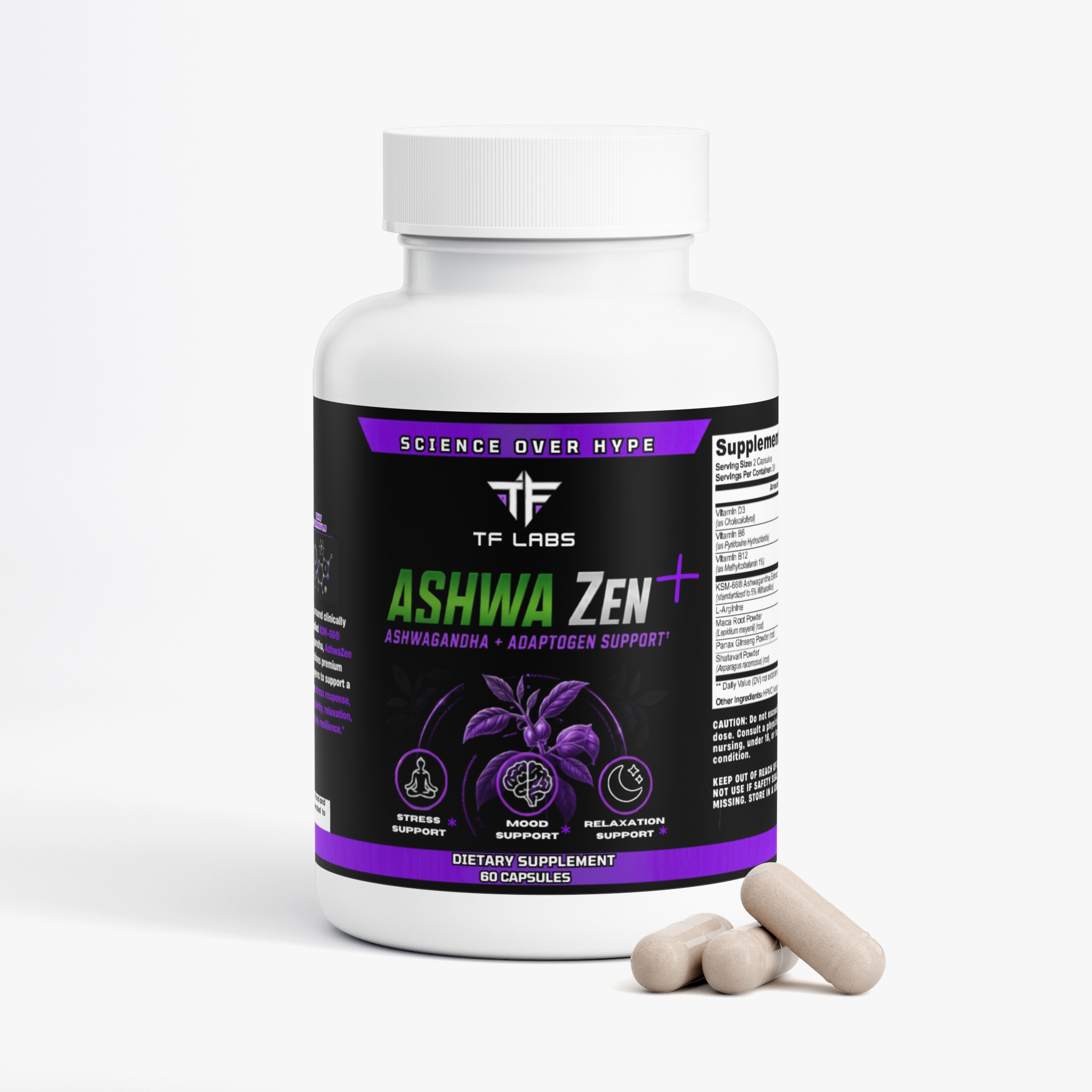 AshwaZen+ — Adaptogen Support